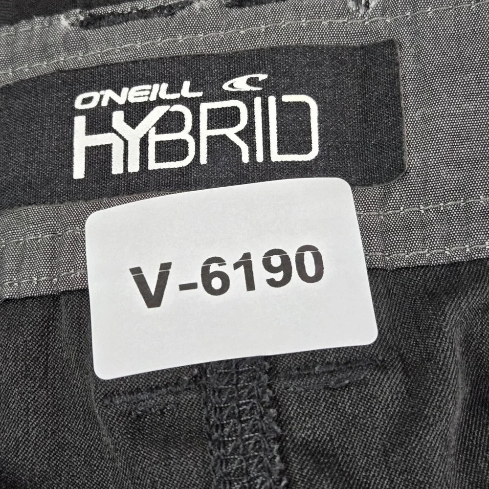 ONeill Men Shorts 30 Gray Polyester Blend Elastane Hybrid‎ Casual 11